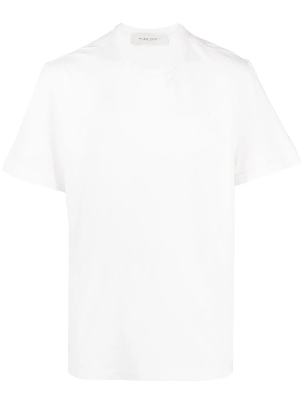 camiseta de manga corta con logo bordado