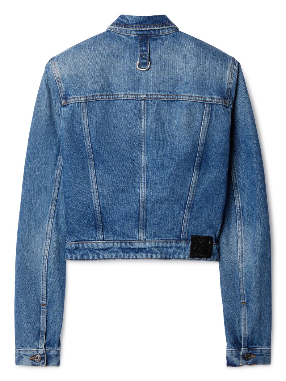 chaqueta vaquera con detalle de cinturón 