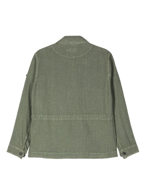 four-pockets linen shirt