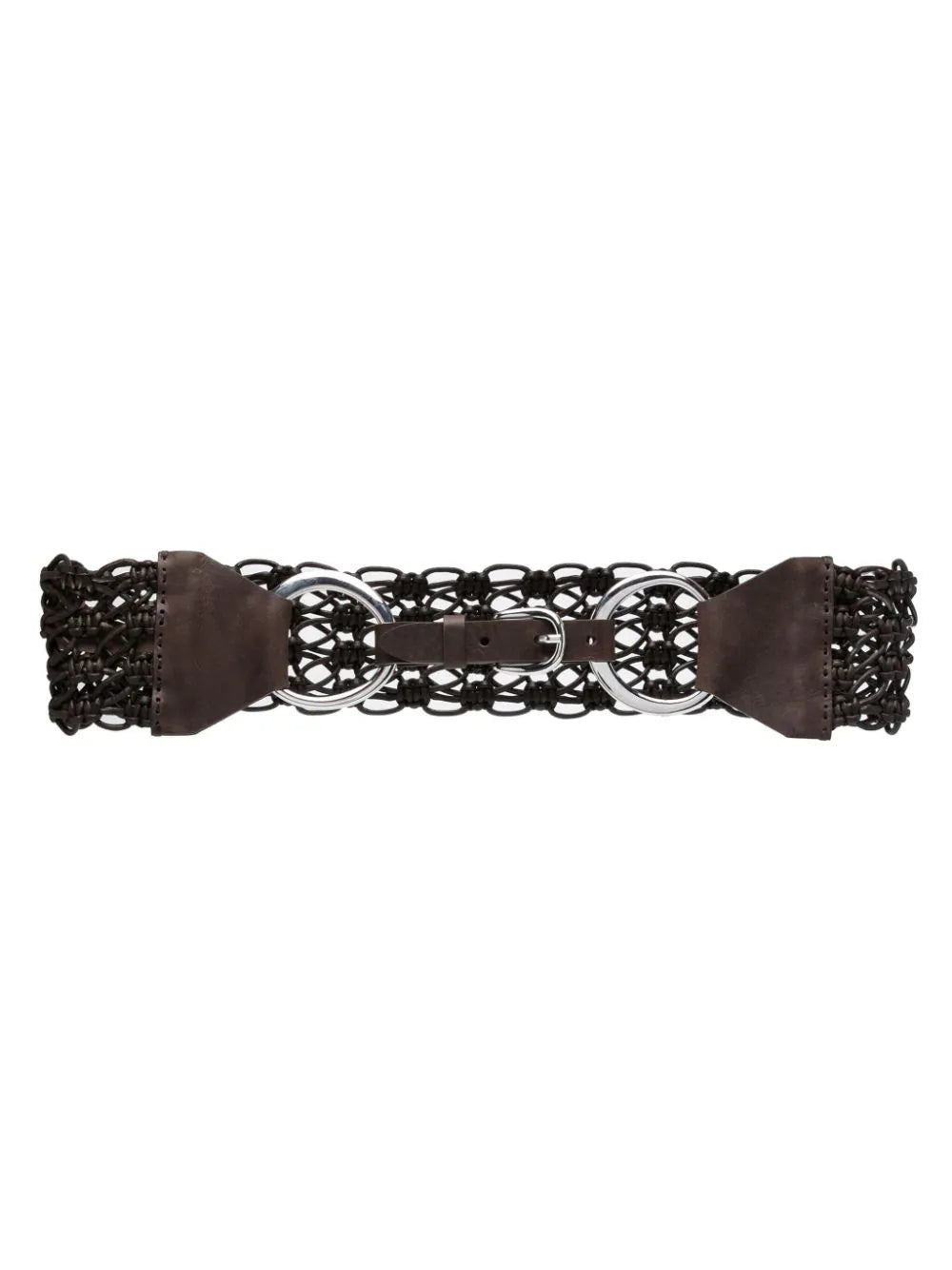 braided leather belt