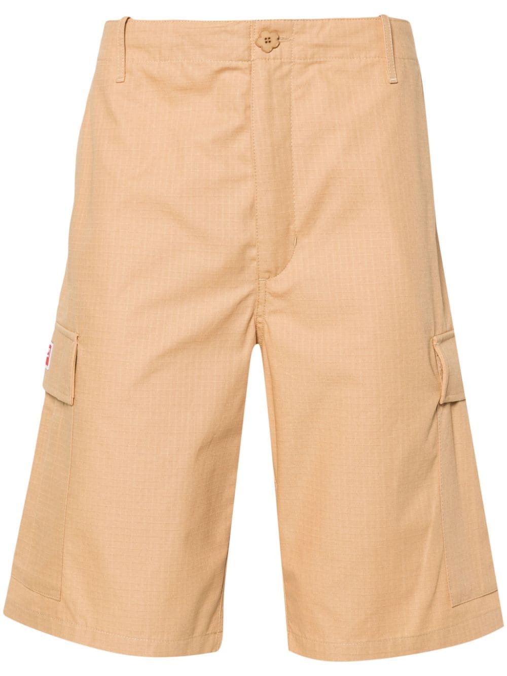 pantalones cortos cargo de tiro medio ripstop 