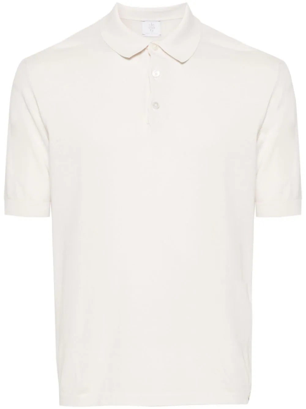 polo de algodón de canalé fino 