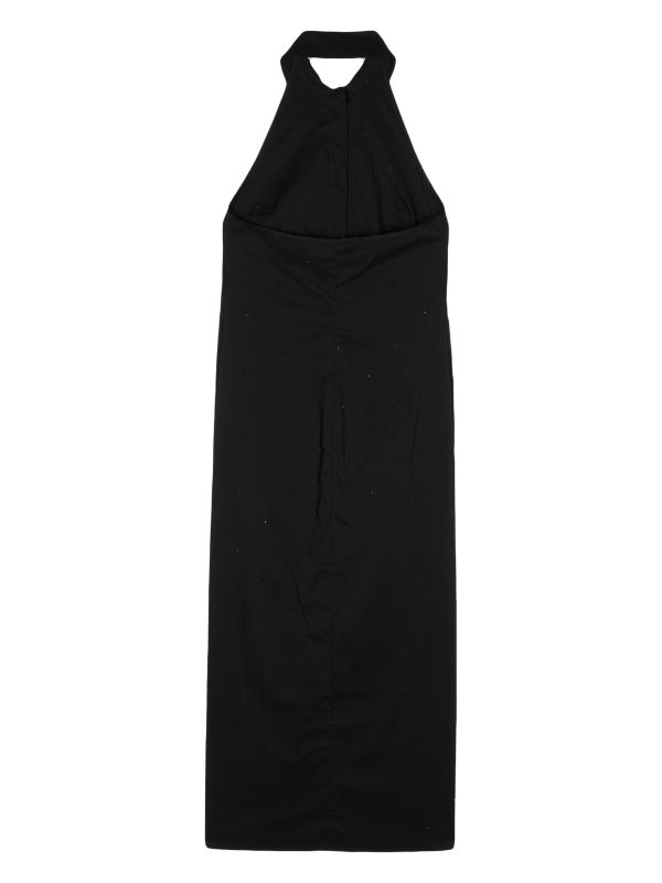 rhinestone-embellished maxi dress