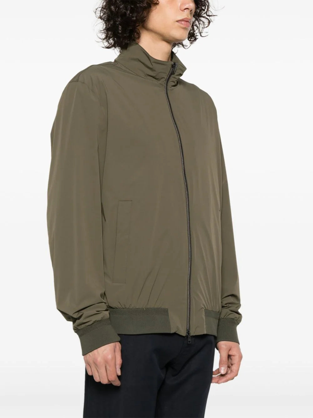 taffeta bomber jacket