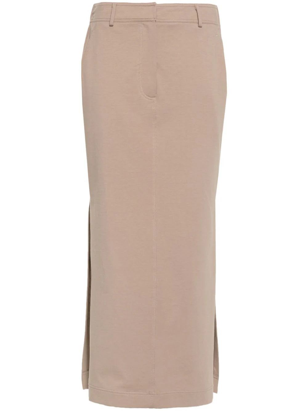 jersey midi skirt