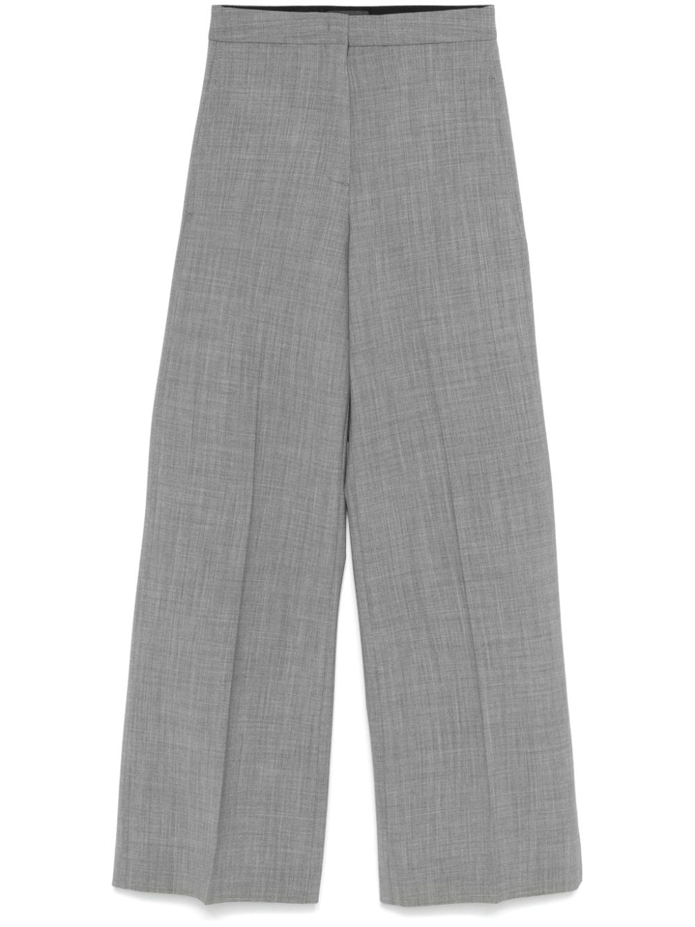 pantalones con efecto melange 