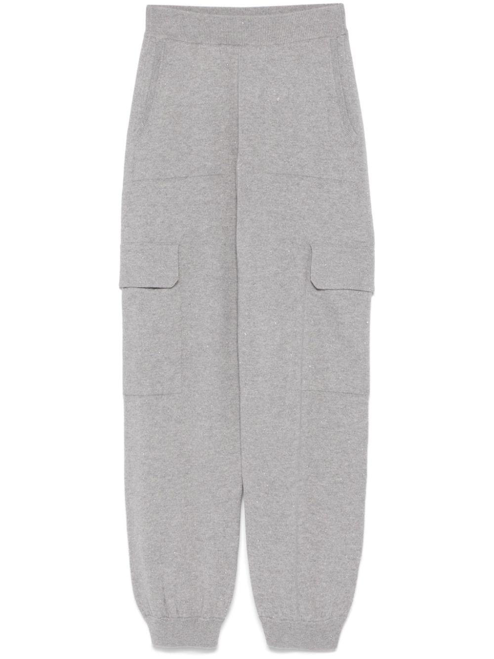 pantalones de chándal de punto fino