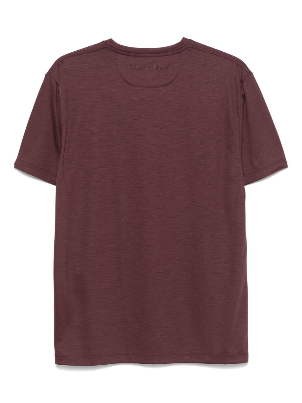 logo-embroidered T-shirt