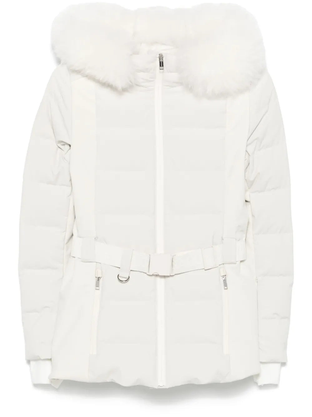 chaqueta de esquí con cinturón 