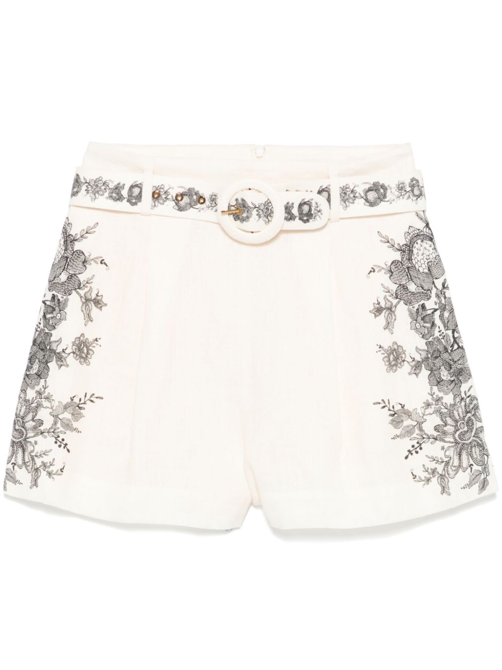 belted shorts