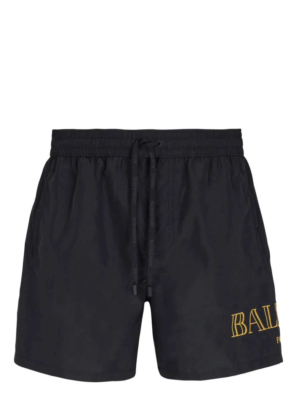 shorts de playa con logo bordado 