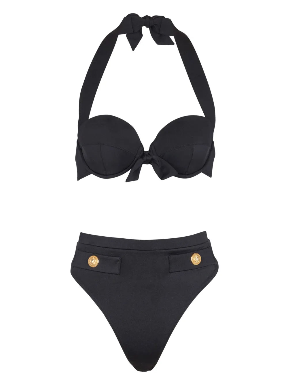 bikini con botones en relieve