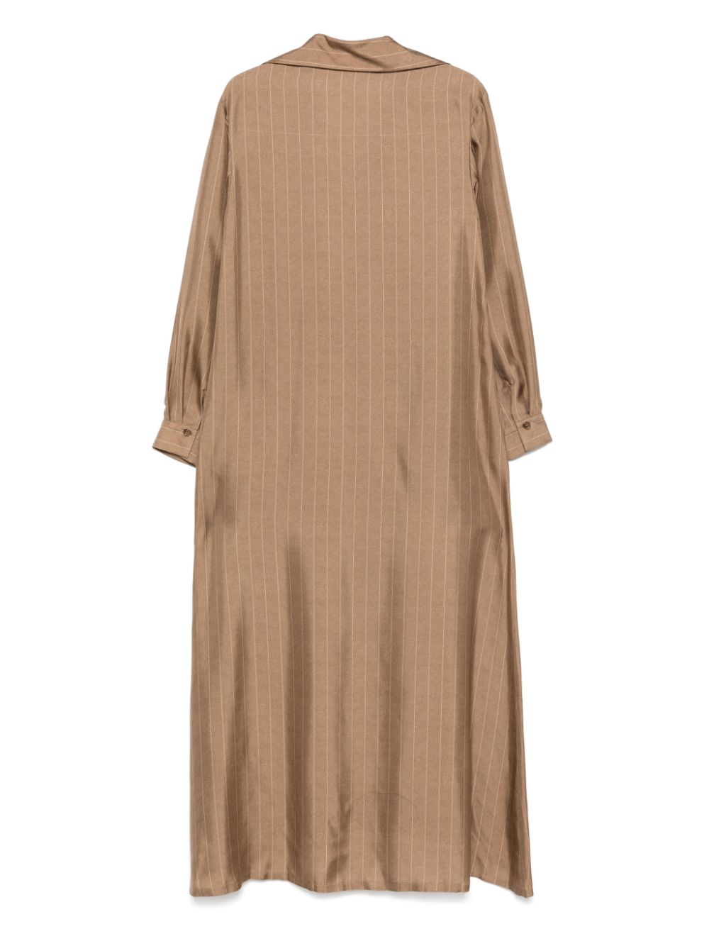 vestido largo de raya diplomática 