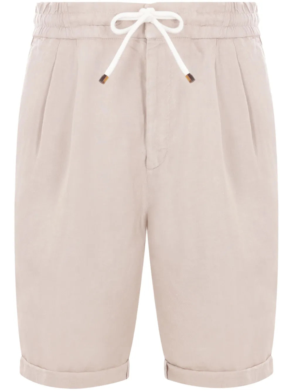 linen track shorts