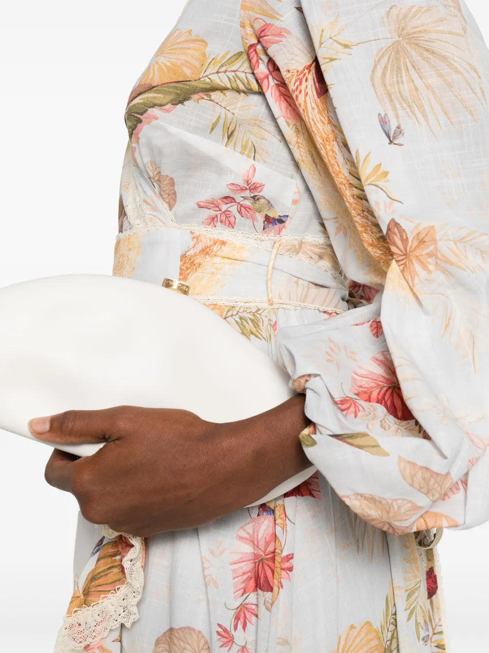 Ascension Frill midi dress