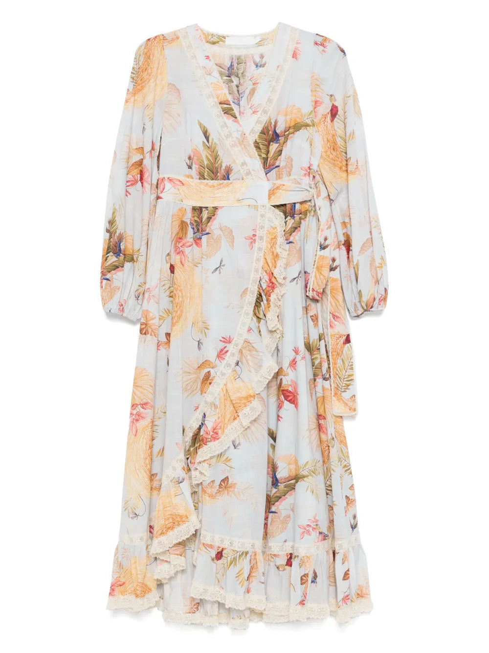 Vestido midi Frill Ascension