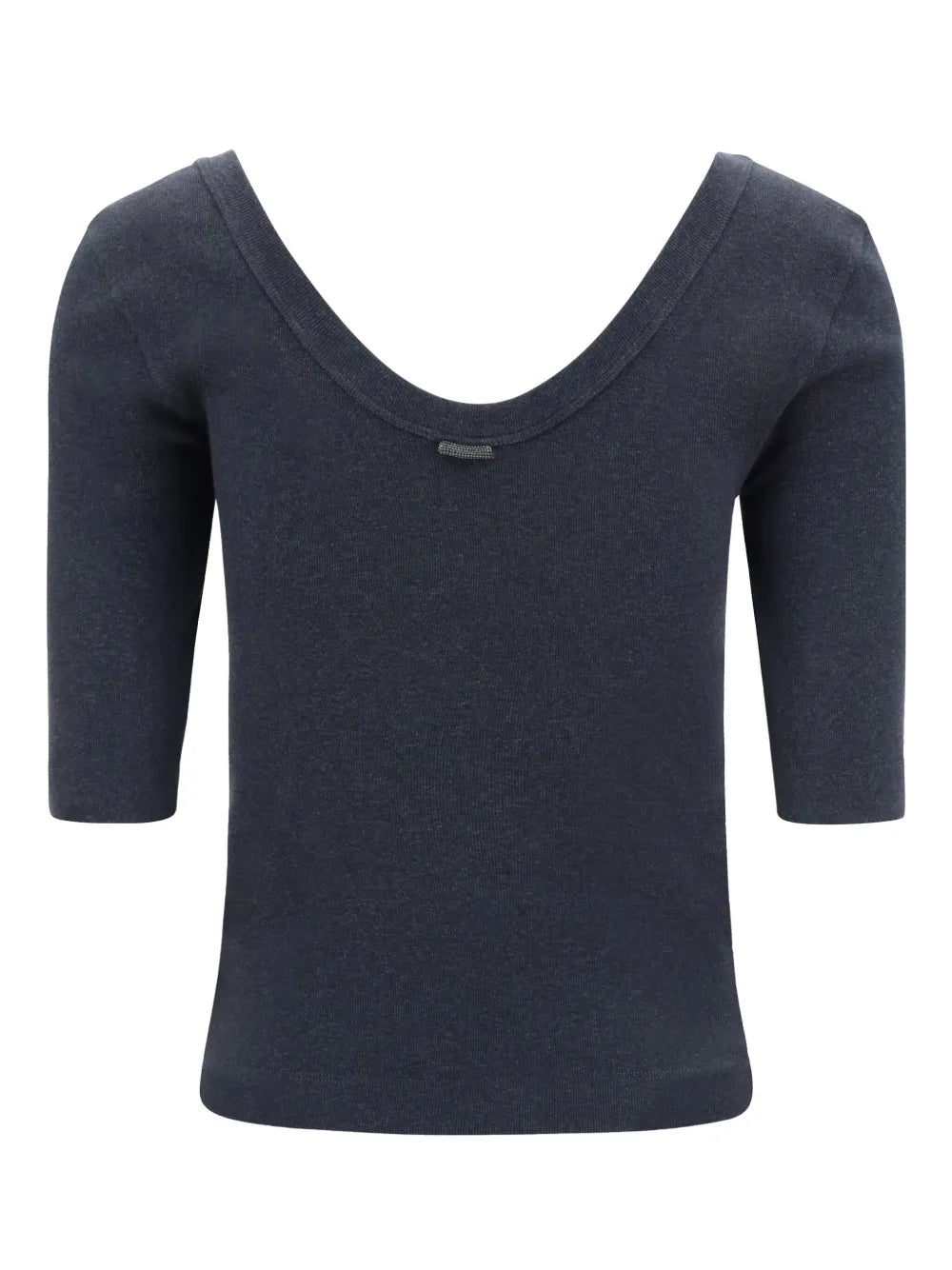 fine-ribbed T-shirt
