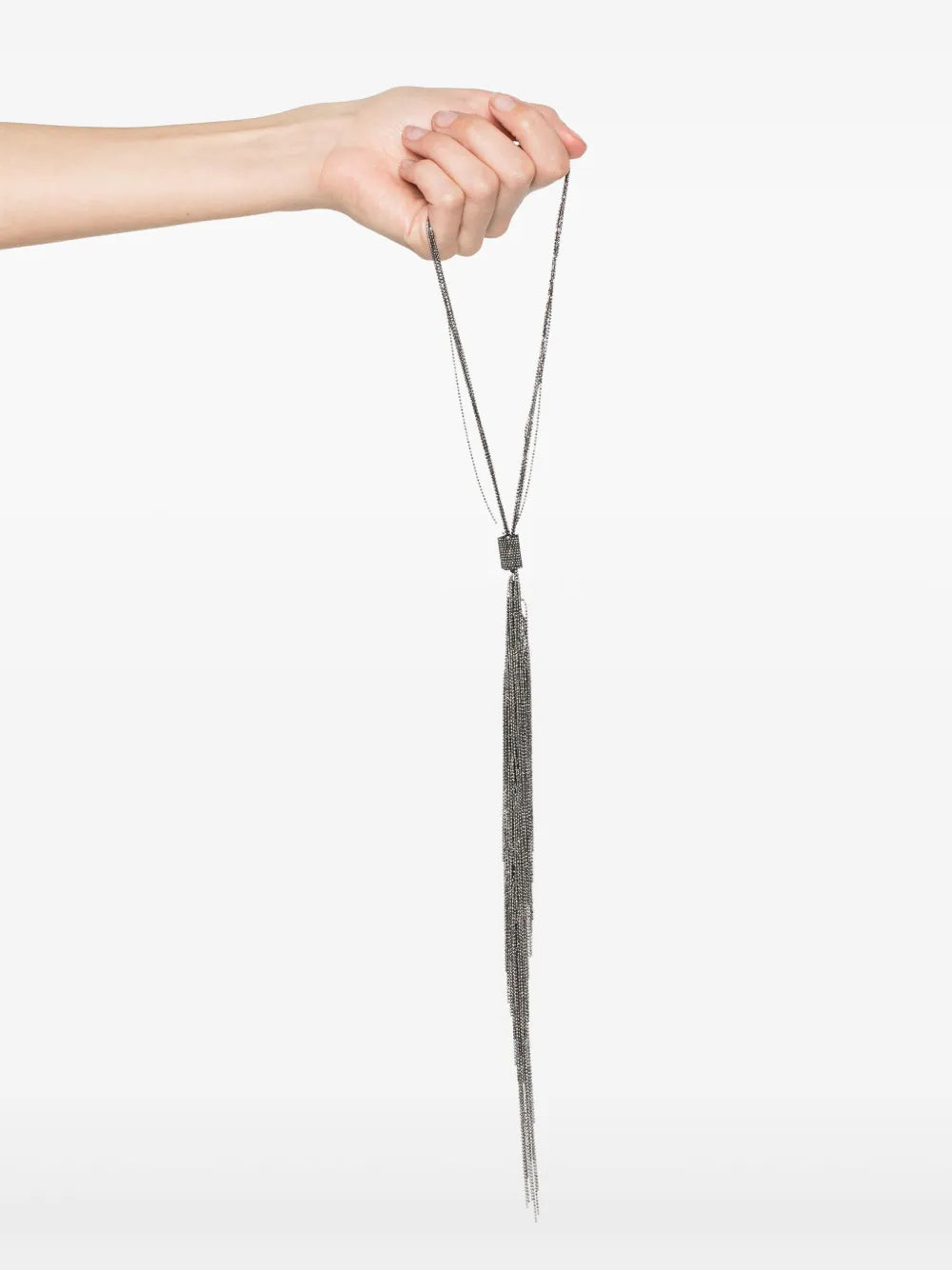 draped necklace