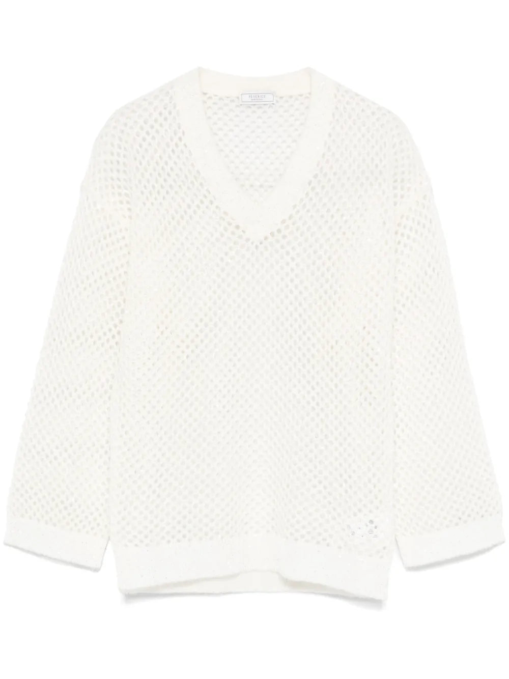 open-knit sweater