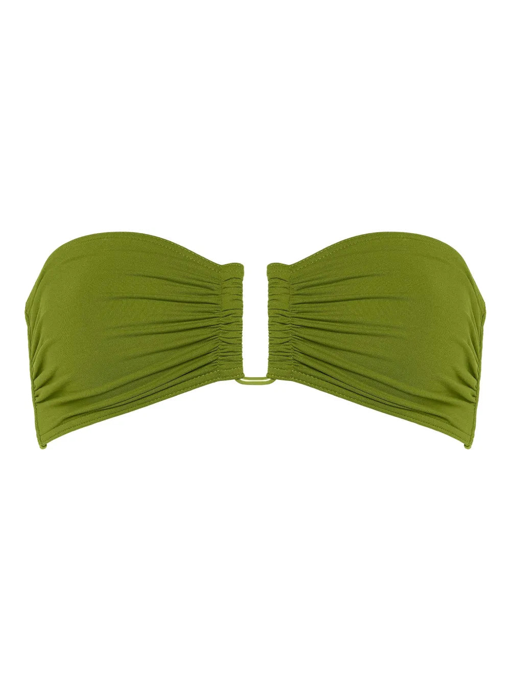 Mostrar top de bikini bandeau fruncido