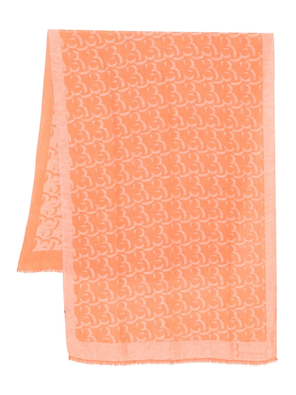 bufanda con logo estampado 