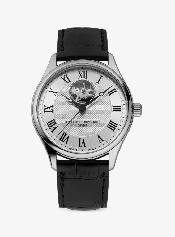 Classics Quartz Chronograph Triple Calendar croc-effect leather-strap 40mm watch