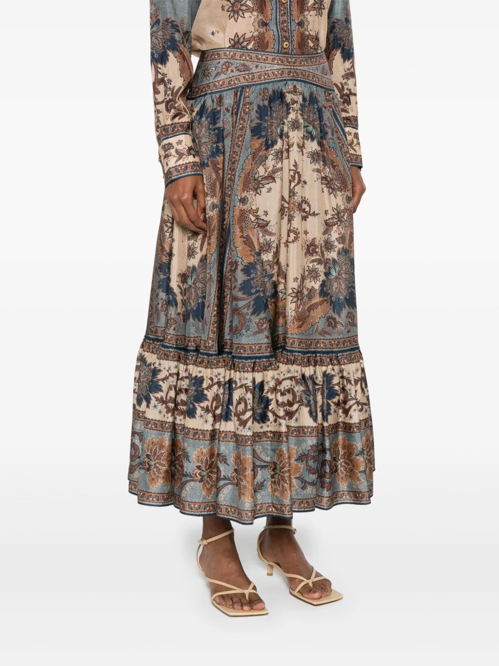 Ascension midi skirt