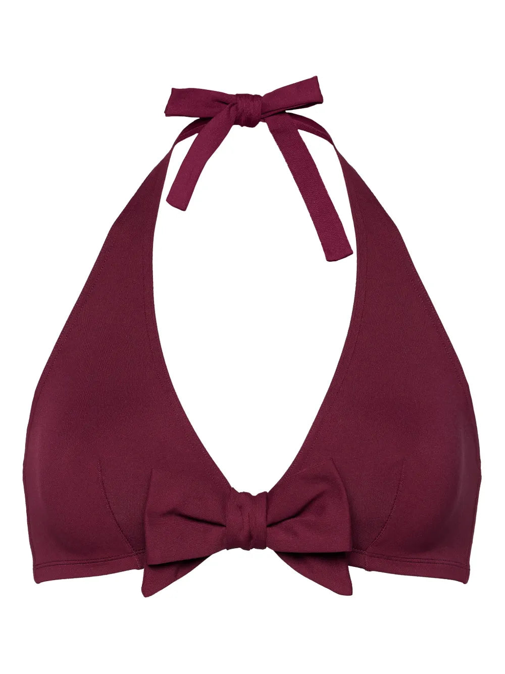 Parte de arriba de bikini halter con lazo