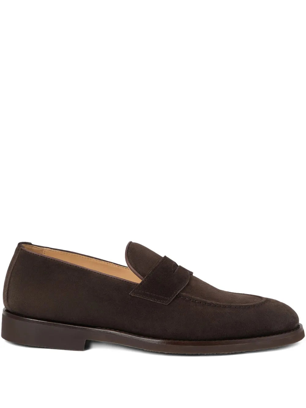 suede Penny loafers