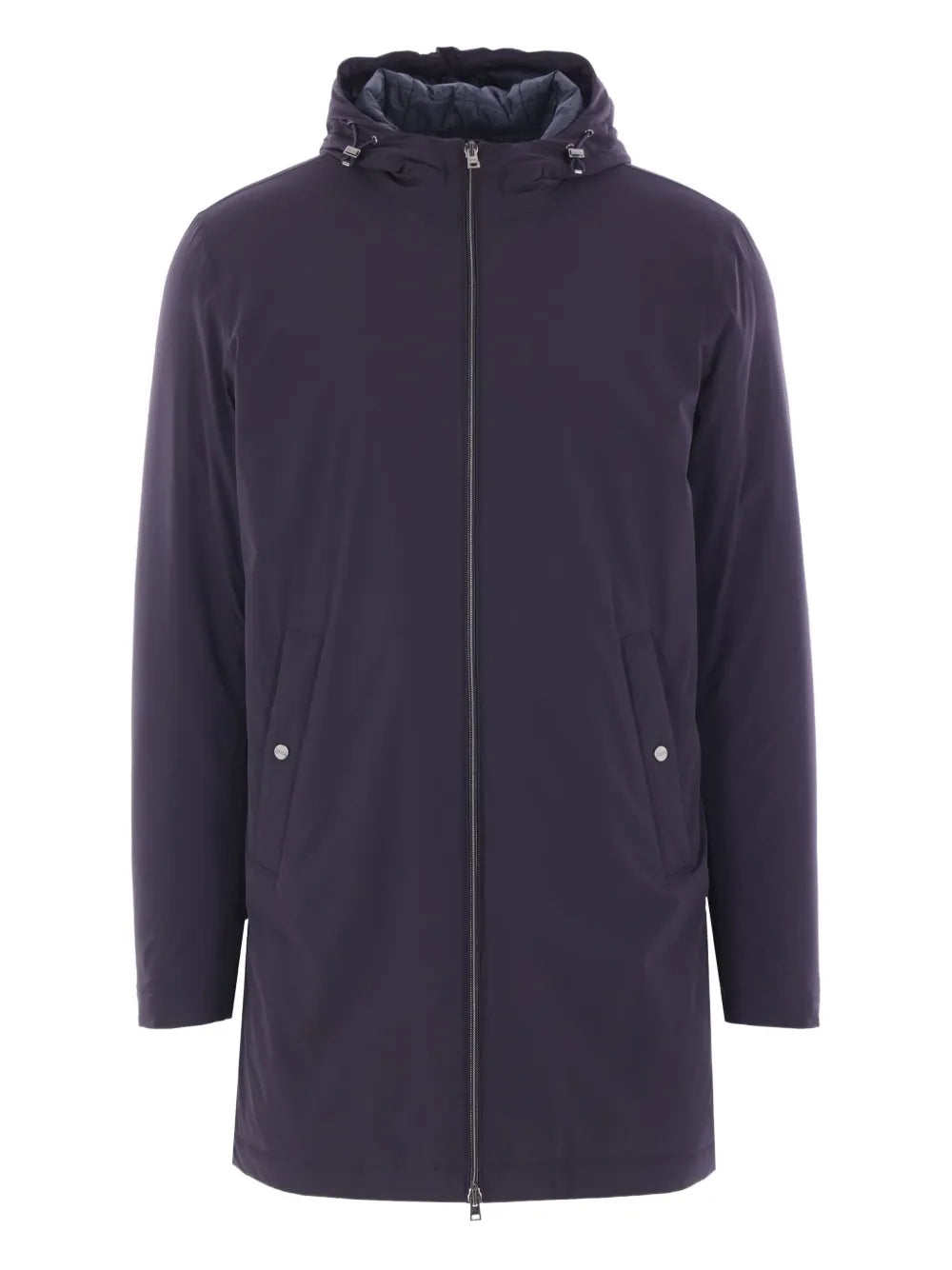 hooded lightweight coat