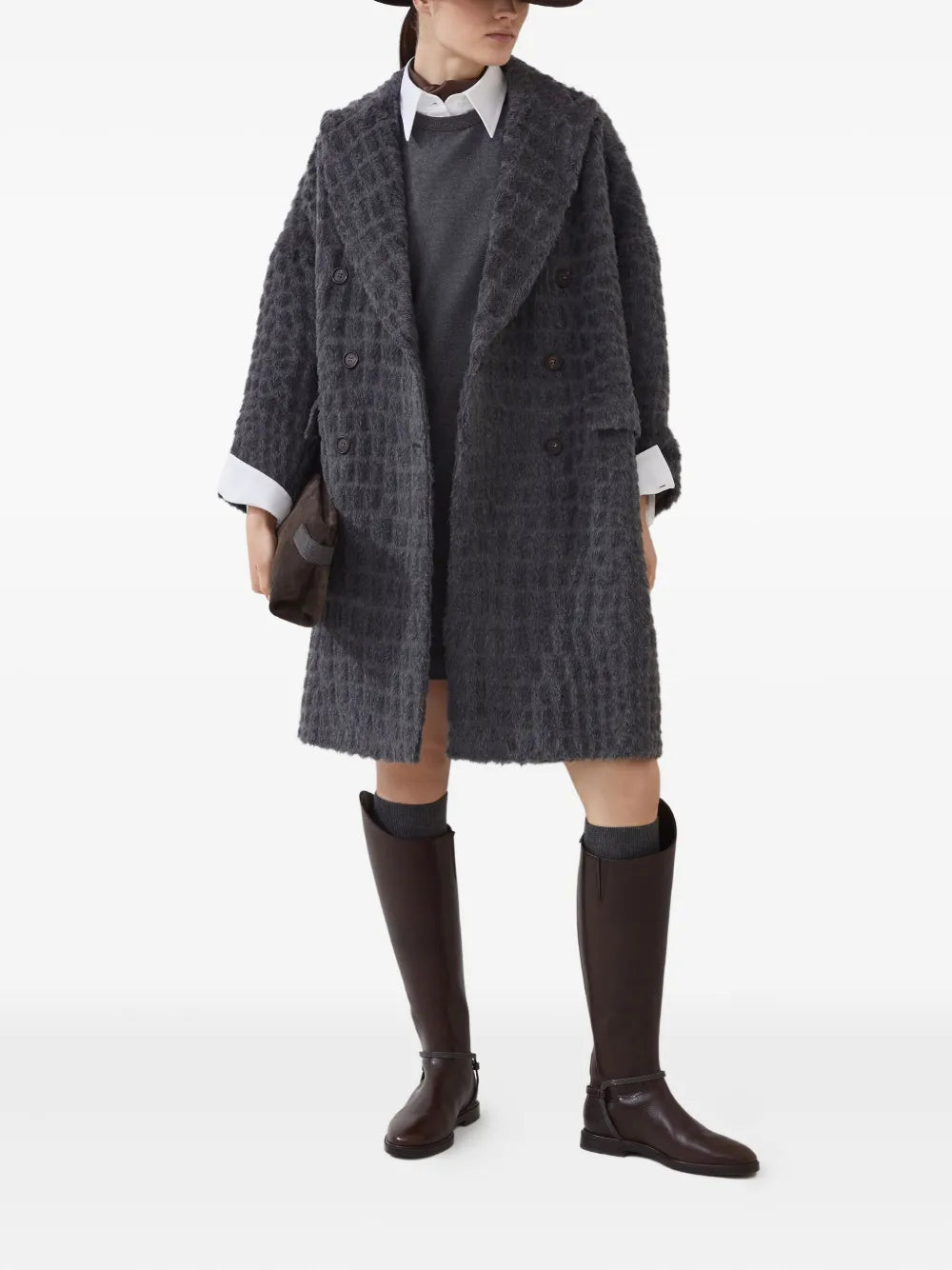 virgin wool-blend dress