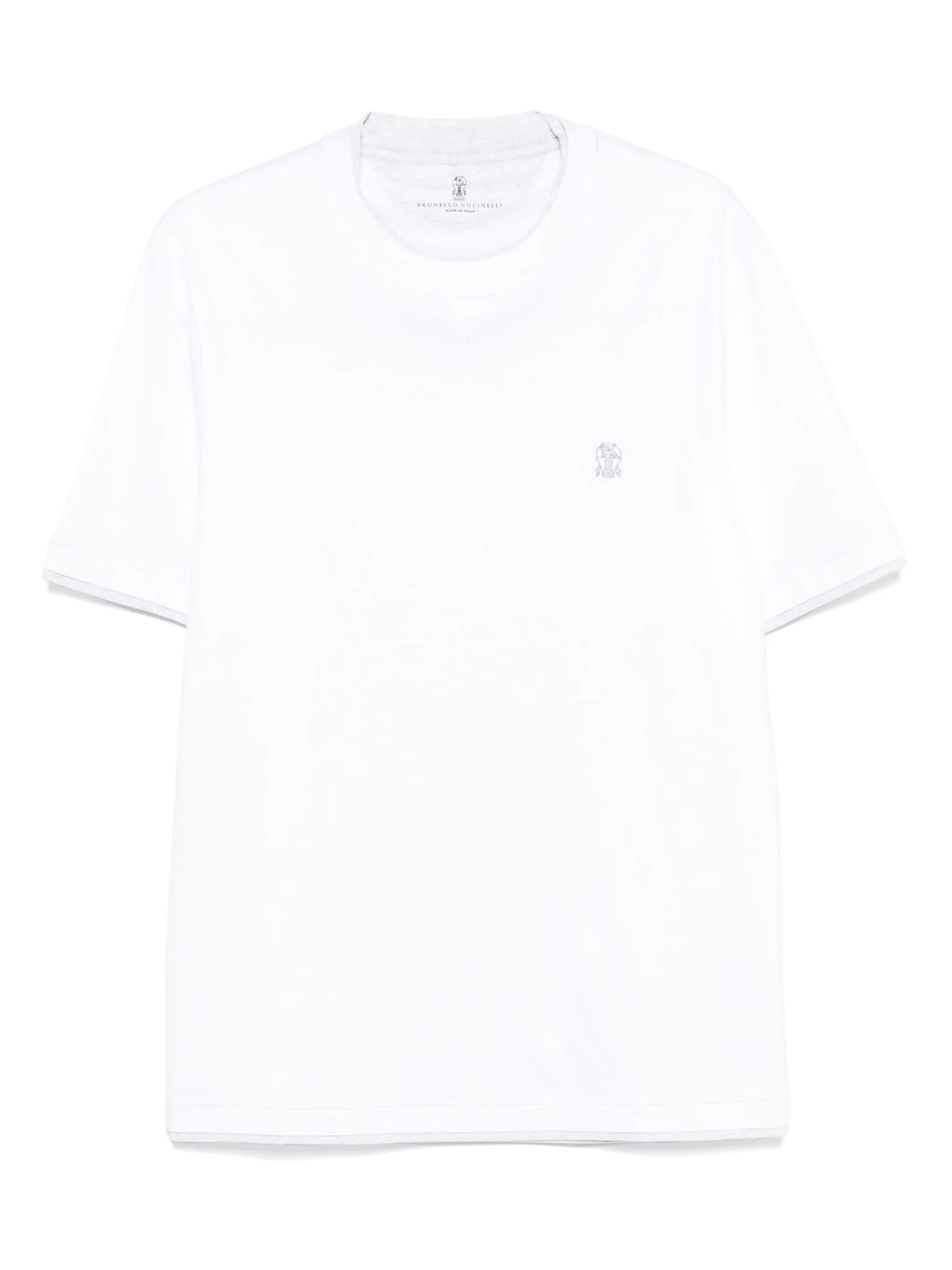 embroidered-logo T-shirt