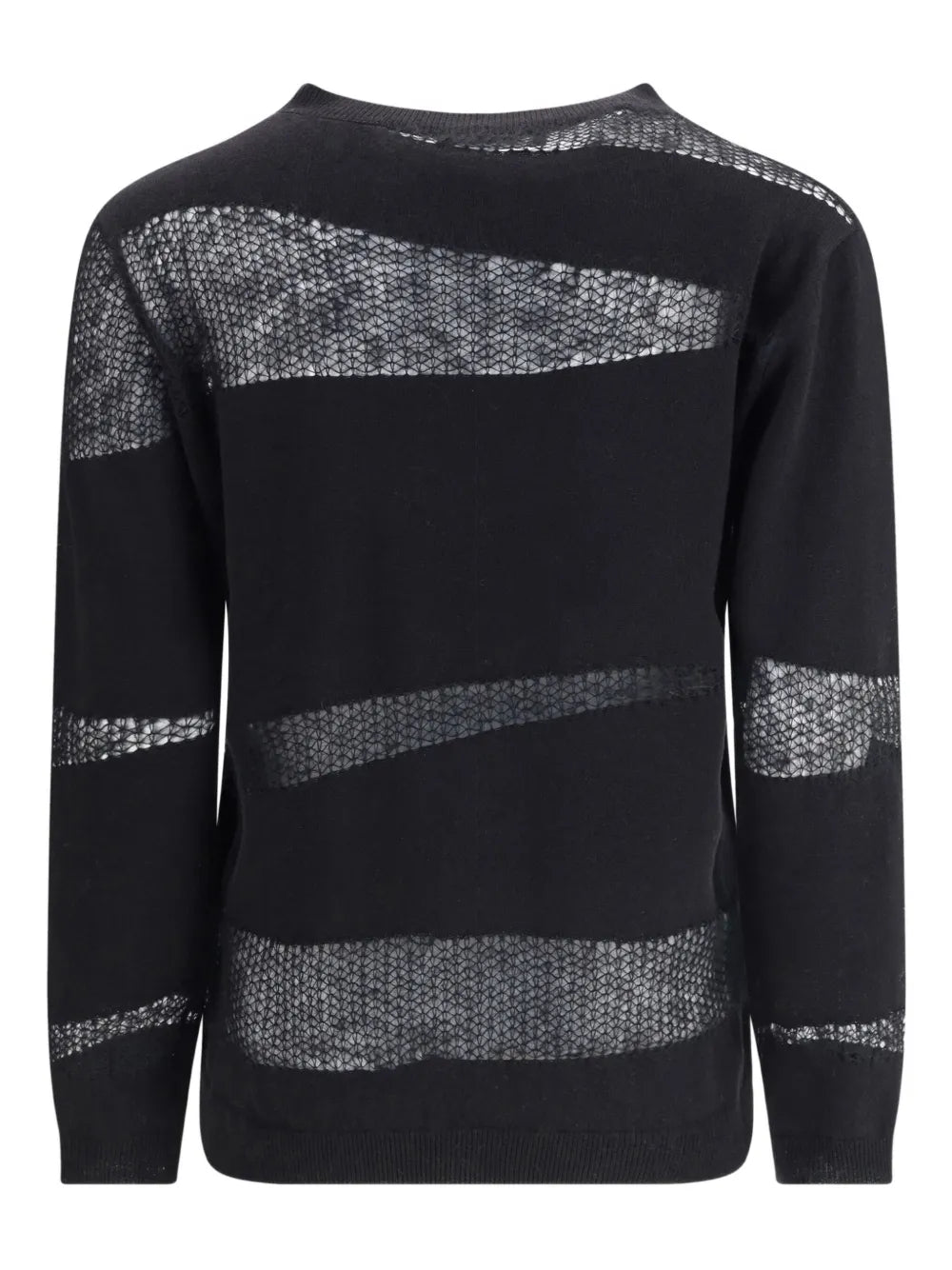 mesh-inserts sweater