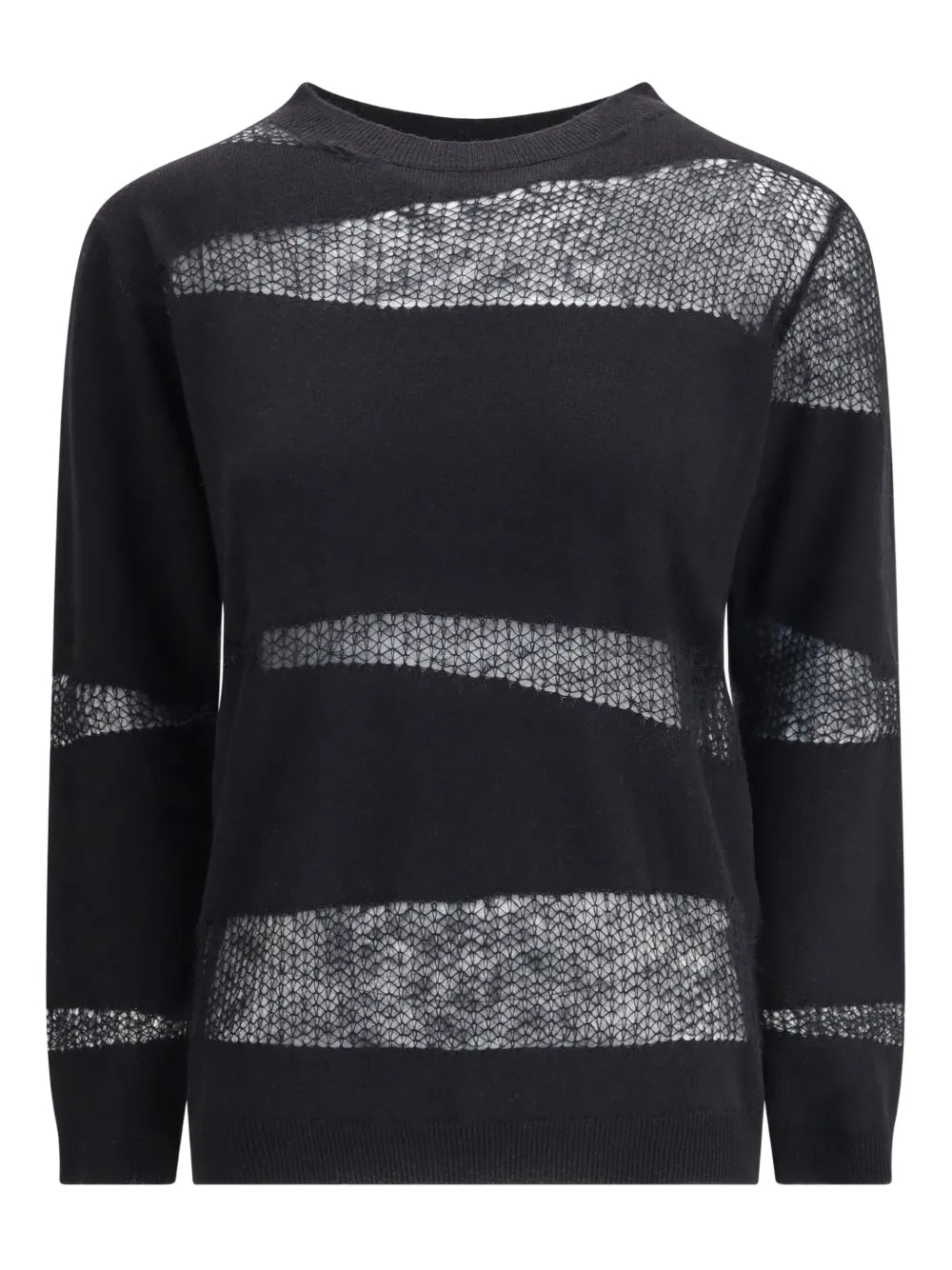 mesh-inserts sweater