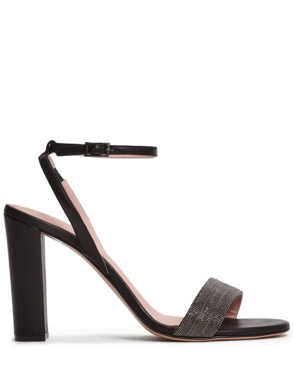 bead-embellished block-heel sandals