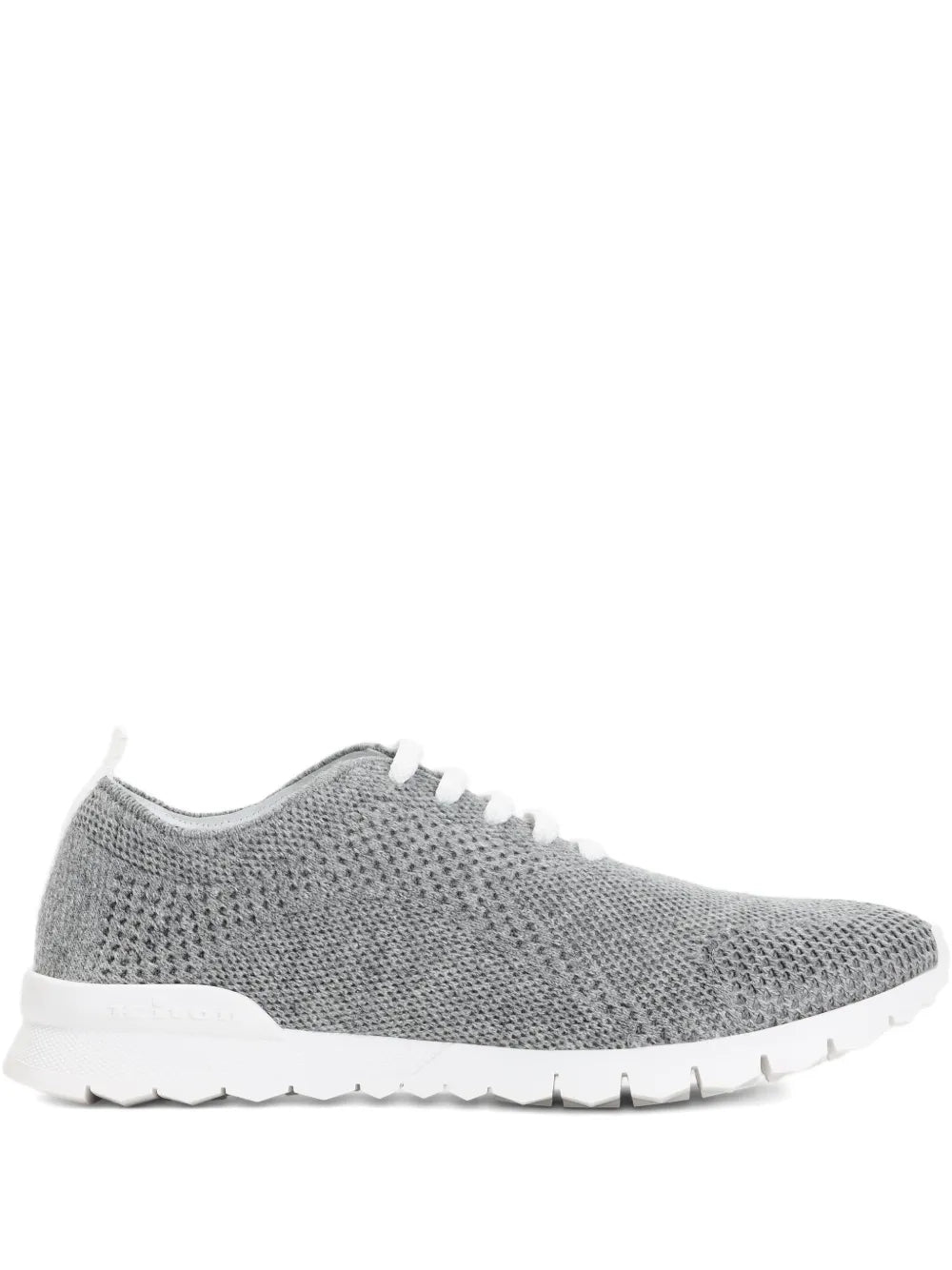 knitted lace-up sneakers