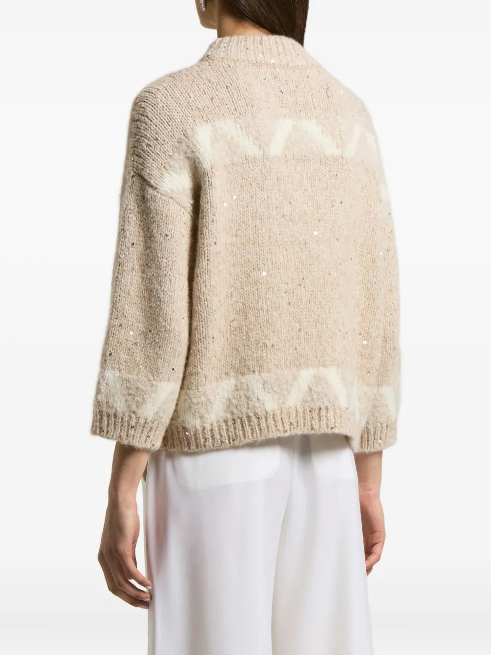star-pattern sweater