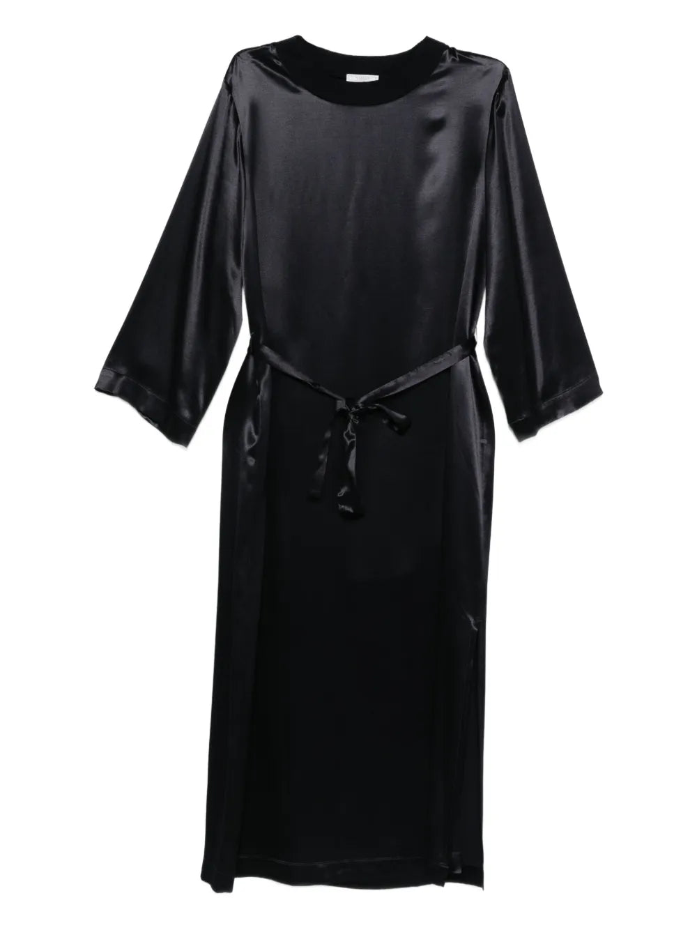 satin midi dress