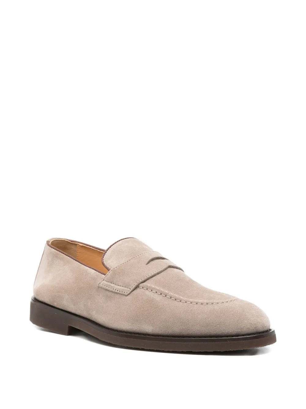 suede loafers