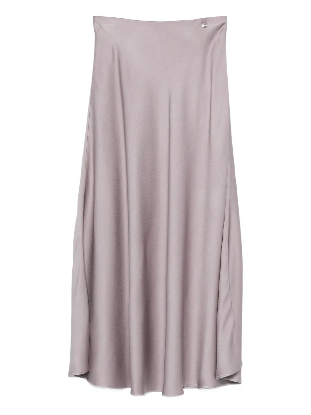 satin midi skirt