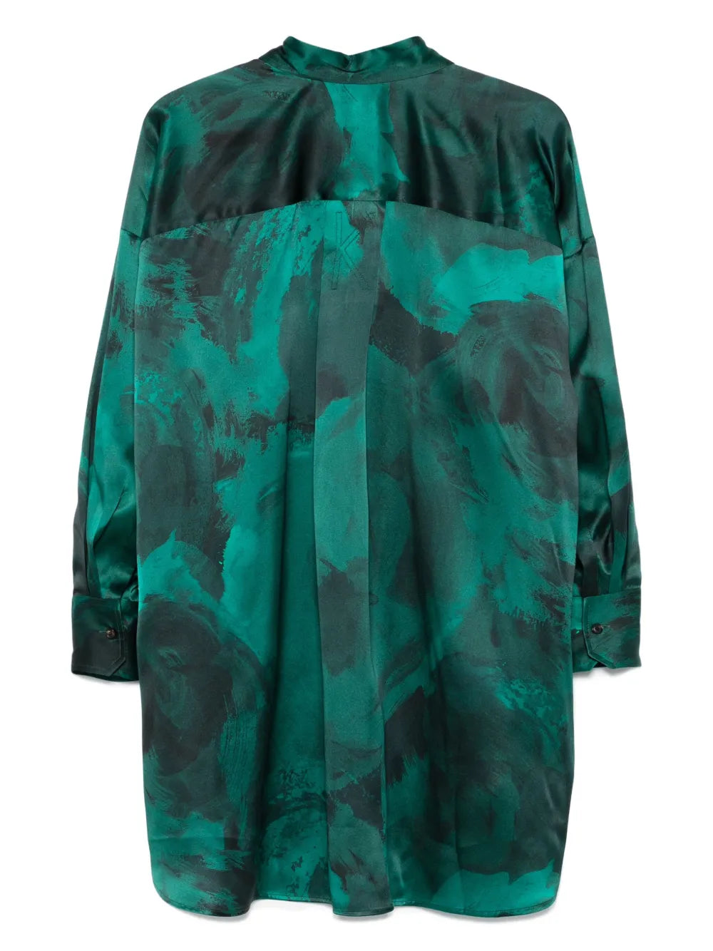 printed silk shirt