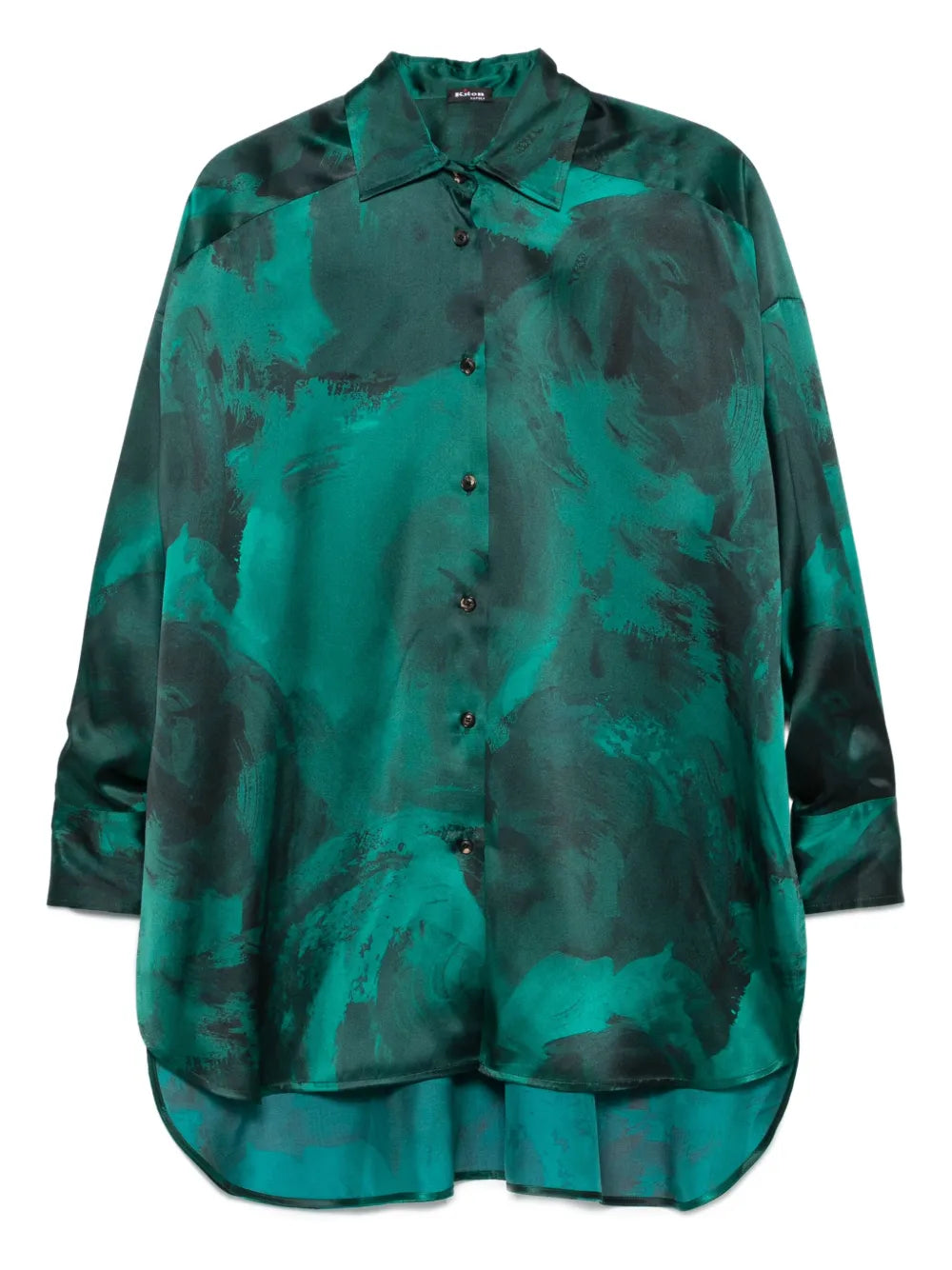 printed silk shirt