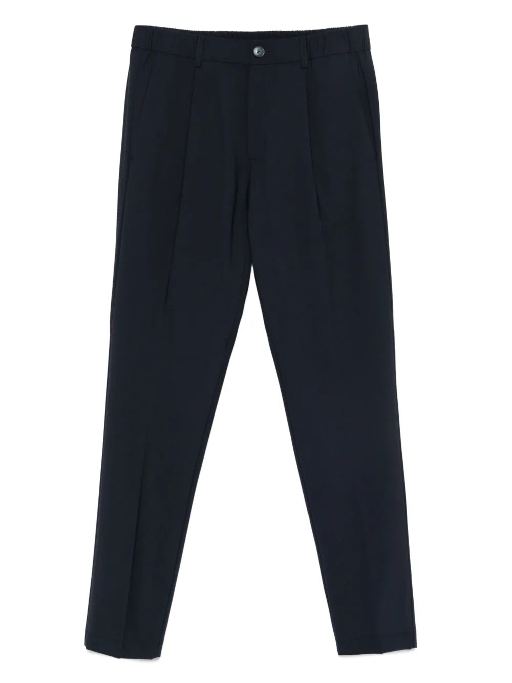 pleated-front trousers