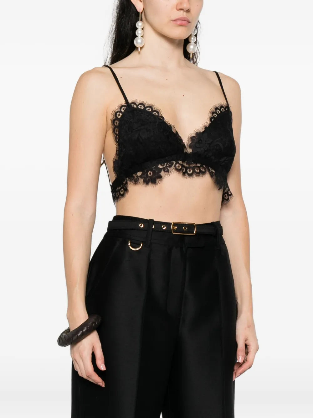 Teddy lace-trimmed bralette