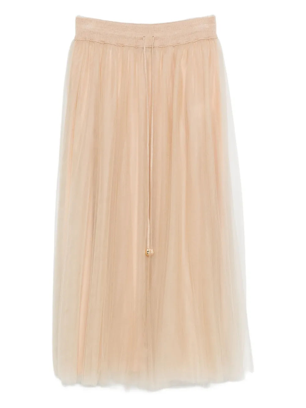 pleated drawstring skirt