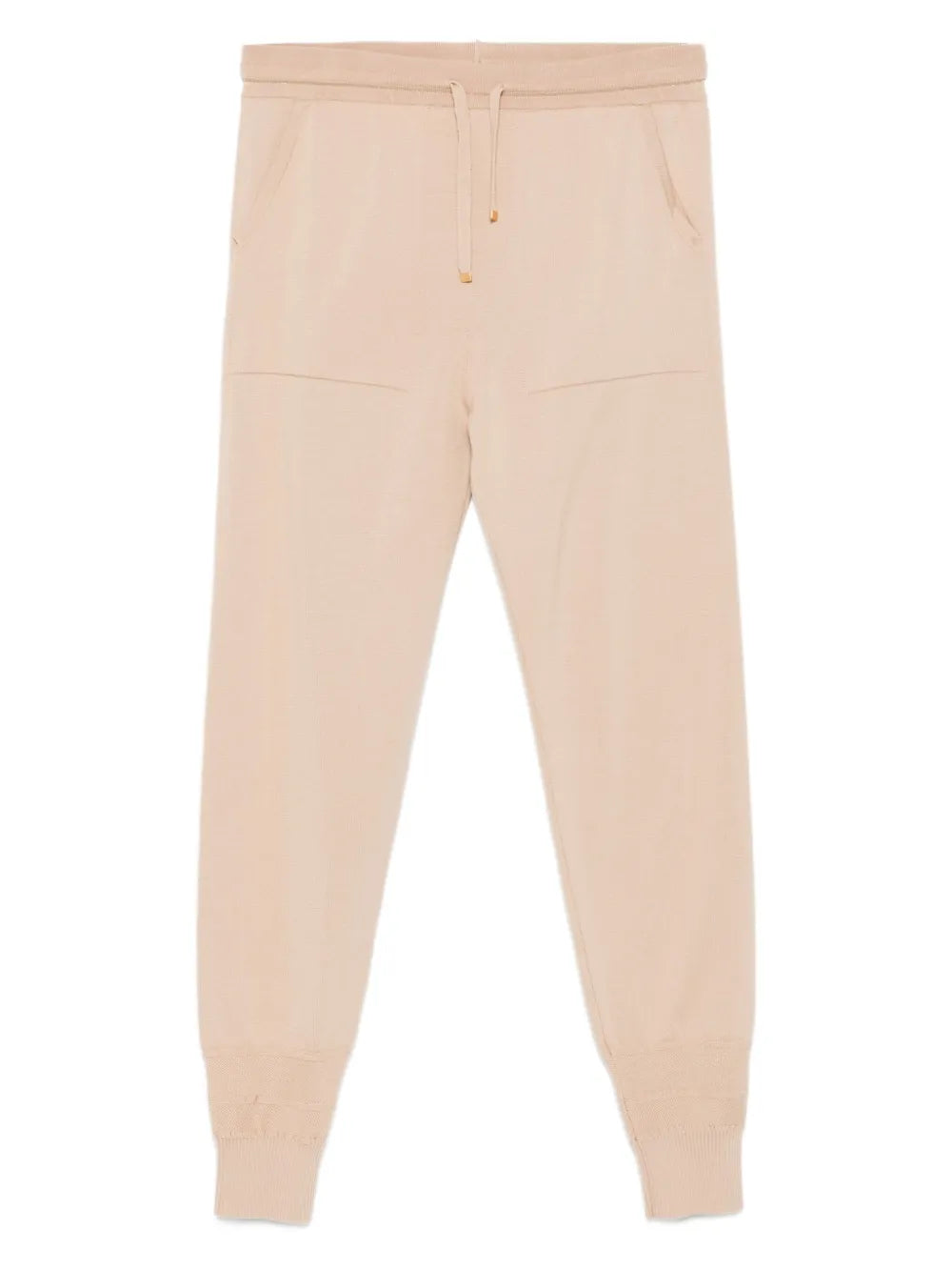 drawstring cuffed track pants