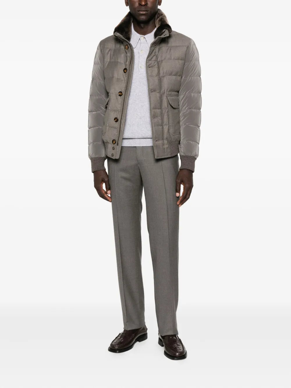 wool tailored trousers