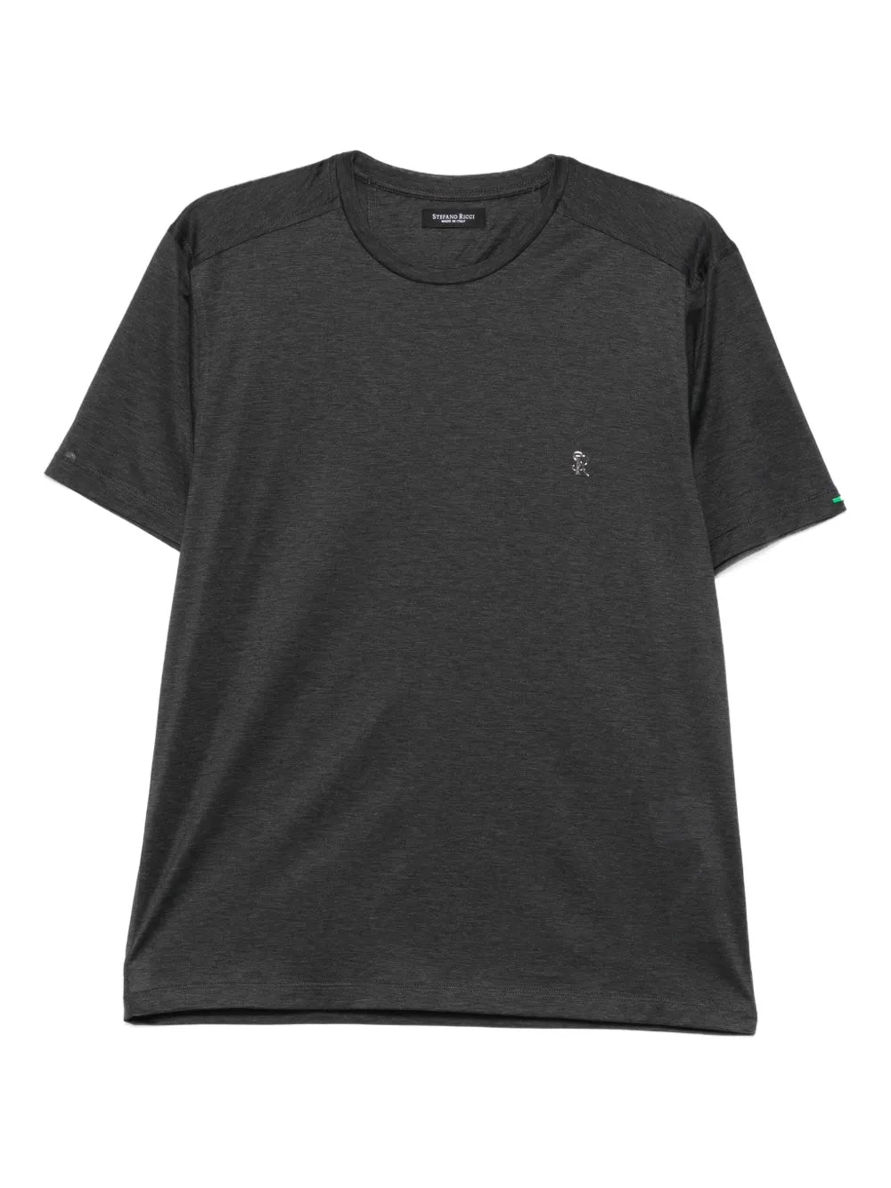 embroidered-detail cotton T-shirt