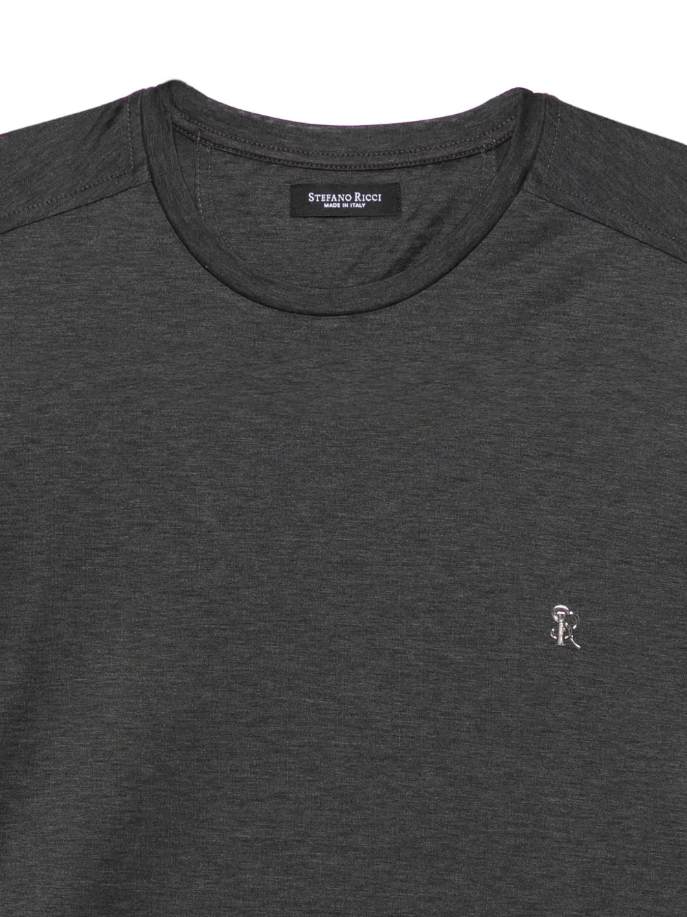 embroidered-detail cotton T-shirt