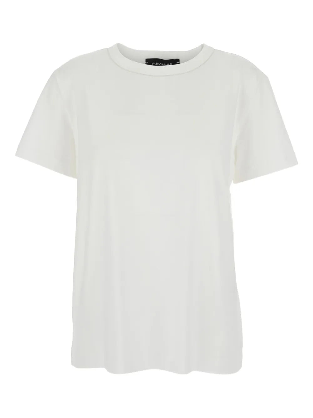 camiseta de cuello redondo y manga corta
